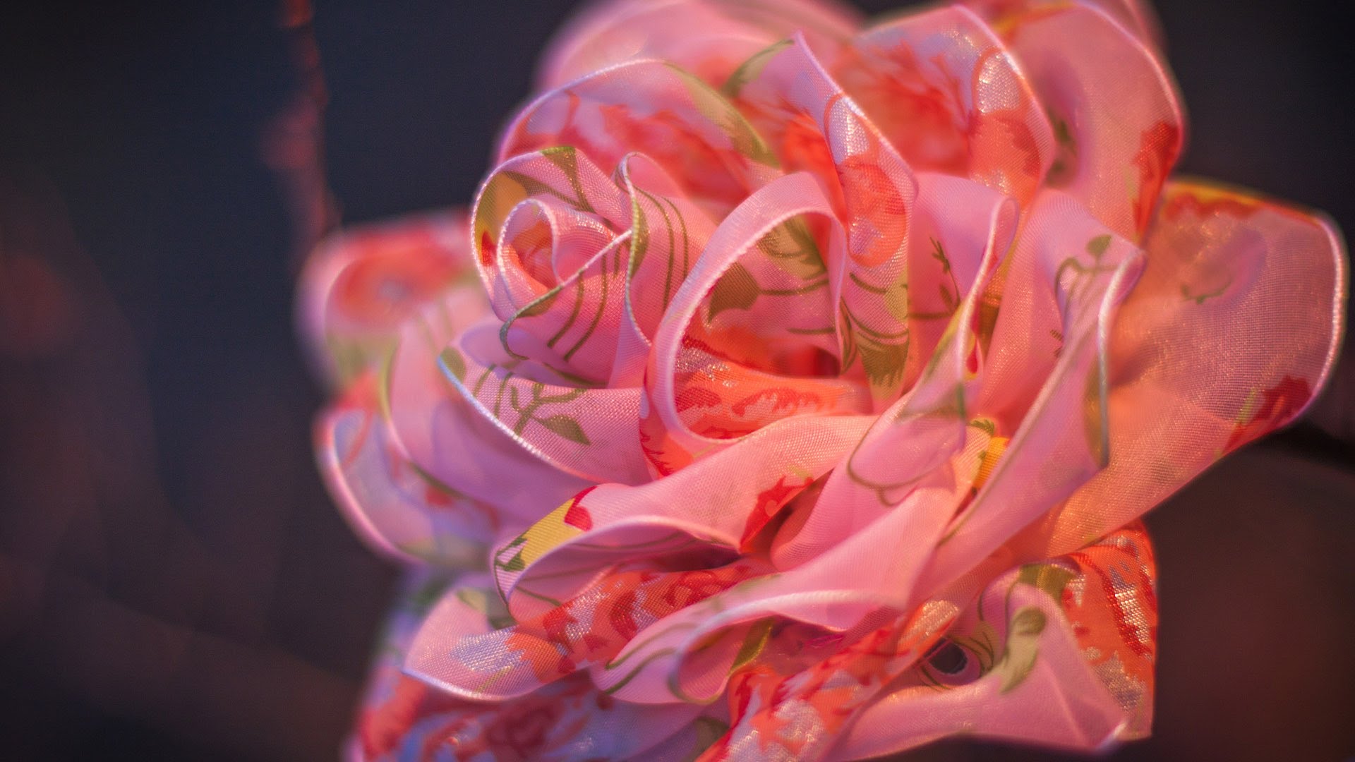 Цветы из органзы (75 фото)